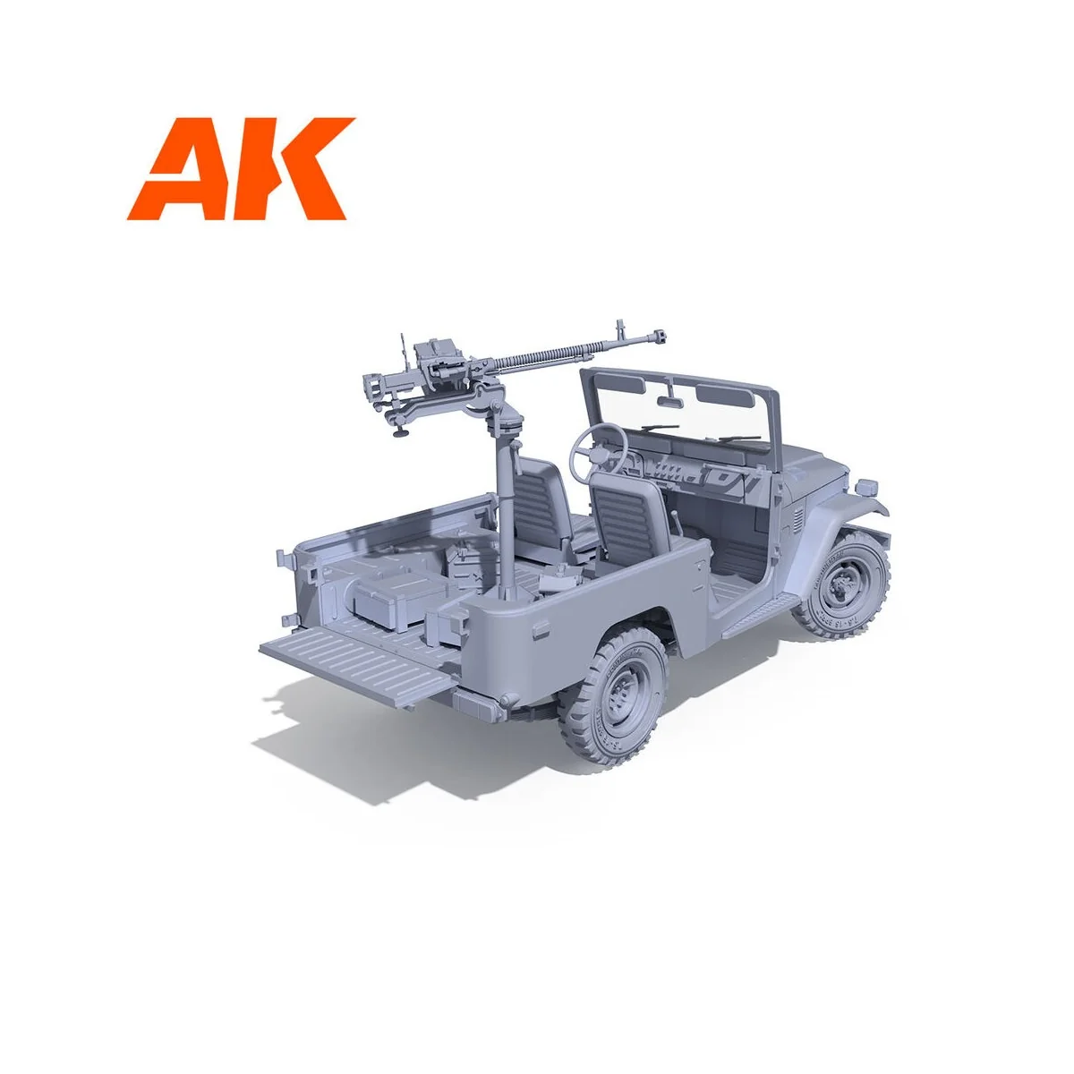 FJ43 Pickup with DShKM, 1/35 - AK Interactive AK35002