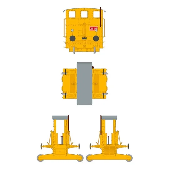 AUTOMOTORE FS 206/207/208 SOGLIOLA RAIL SHUNTER, 1/35 - AK Interact...