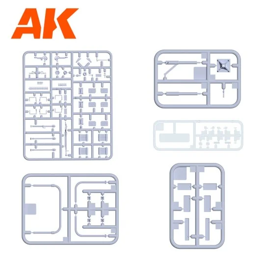 FJ43 Pickup with DShKM, 1/35 - AK Interactive AK35002