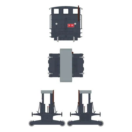 AUTOMOTORE FS 206/207/208 SOGLIOLA RAIL SHUNTER, 1/35 - AK Interact...