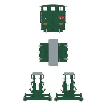 AUTOMOTORE FS 206/207/208 SOGLIOLA RAIL SHUNTER, 1/35 - AK Interact...