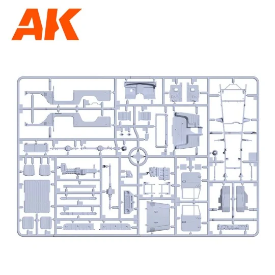 FJ43 Pickup with DShKM, 1/35 - AK Interactive AK35002