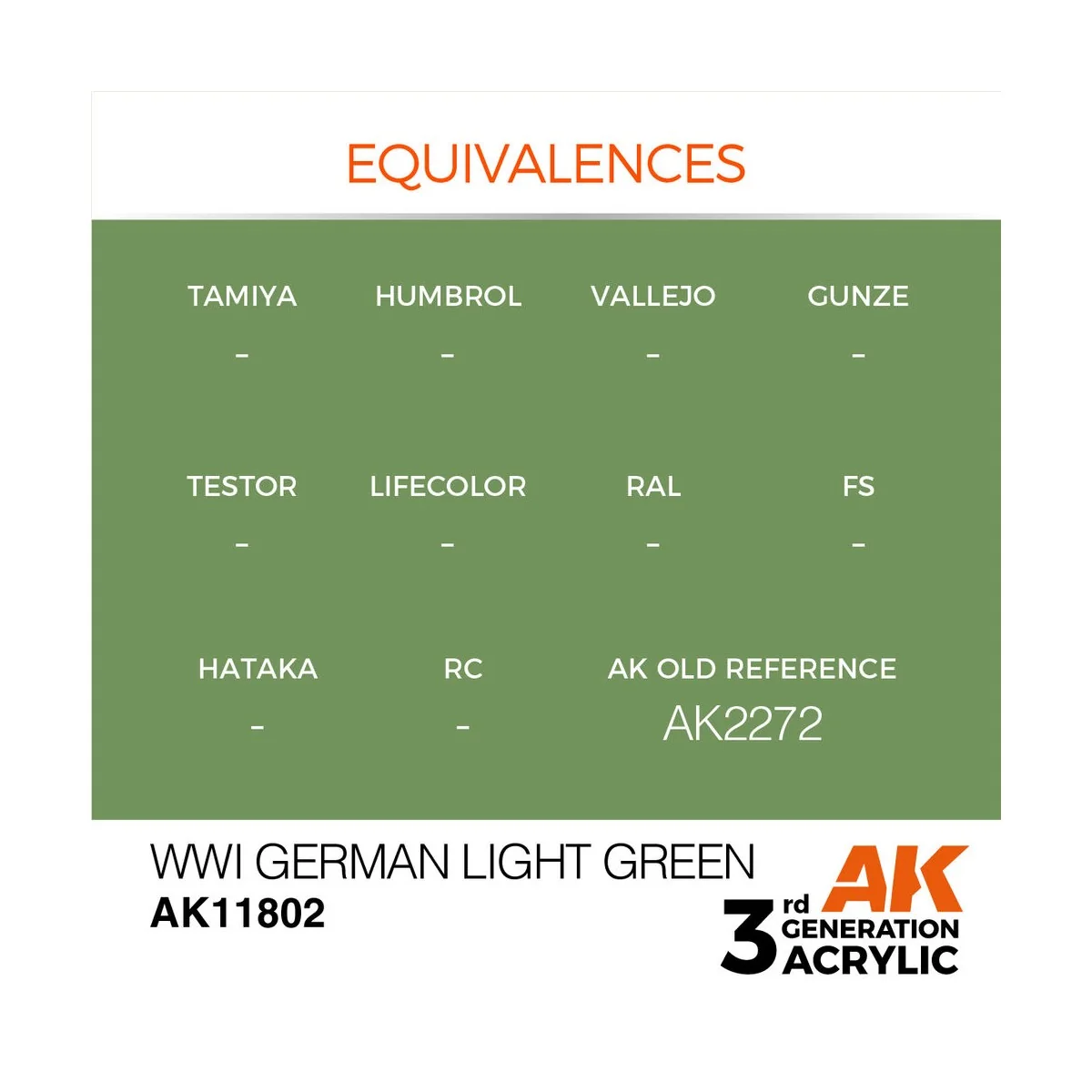 WWI German Light Green - AK Interactive AK11802