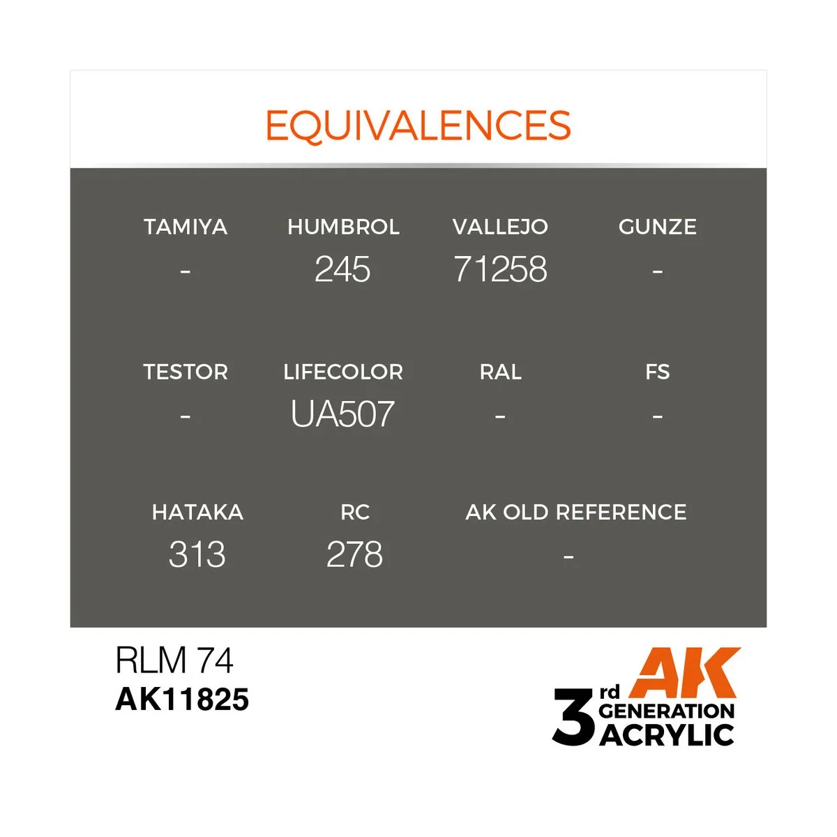 RLM 74 - AK Interactive AK11825