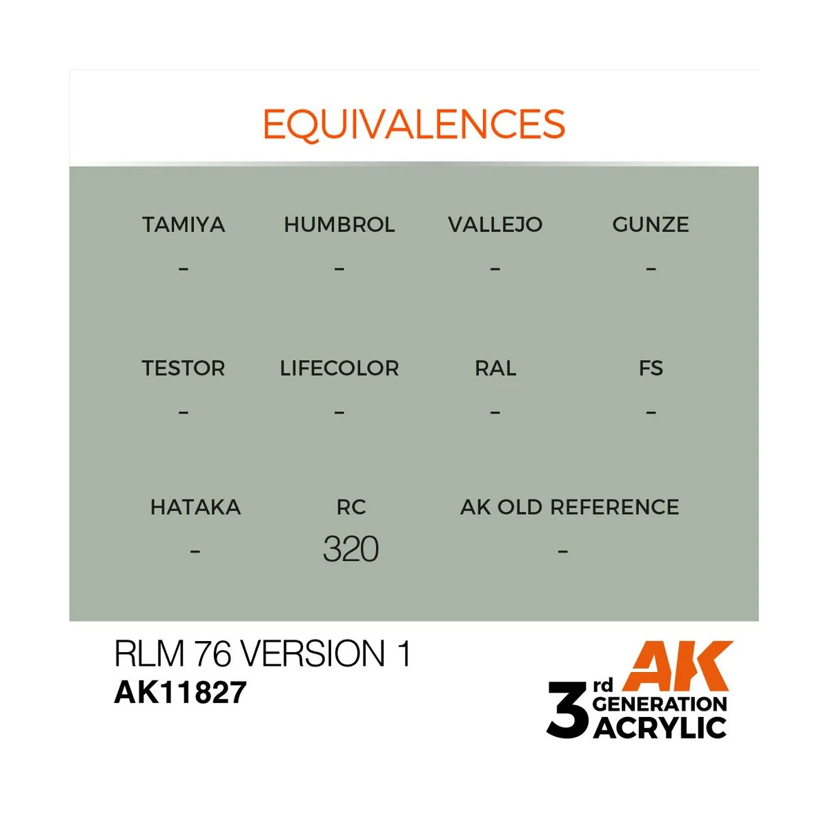 RLM 76 Version 1 - AK Interactive AK11827
