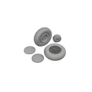 P-47D wheels cross tread 1/48 - Eduard Accessories 648962