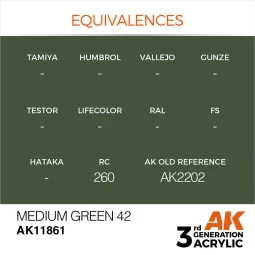 Medium Green 42 - AK Interactive AK11861 2