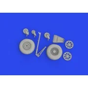 TBF/TBM wheels w/smooth tire 1/48 ACADEMY, 1/48 - Eduard Accessorie...