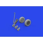 TBF/TBM wheels w/smooth tire 1/48 ACADEMY, 1/48 - Eduard Accessorie...