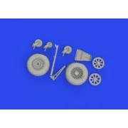 TBF/TBM wheels w/pattern 1/48 ACADEMY, 1/48 - Eduard Accessories 64...