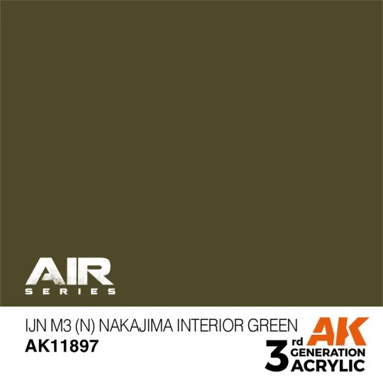 IJN M3 (N) Nakajima Interior Green - AK Interactive AK11897