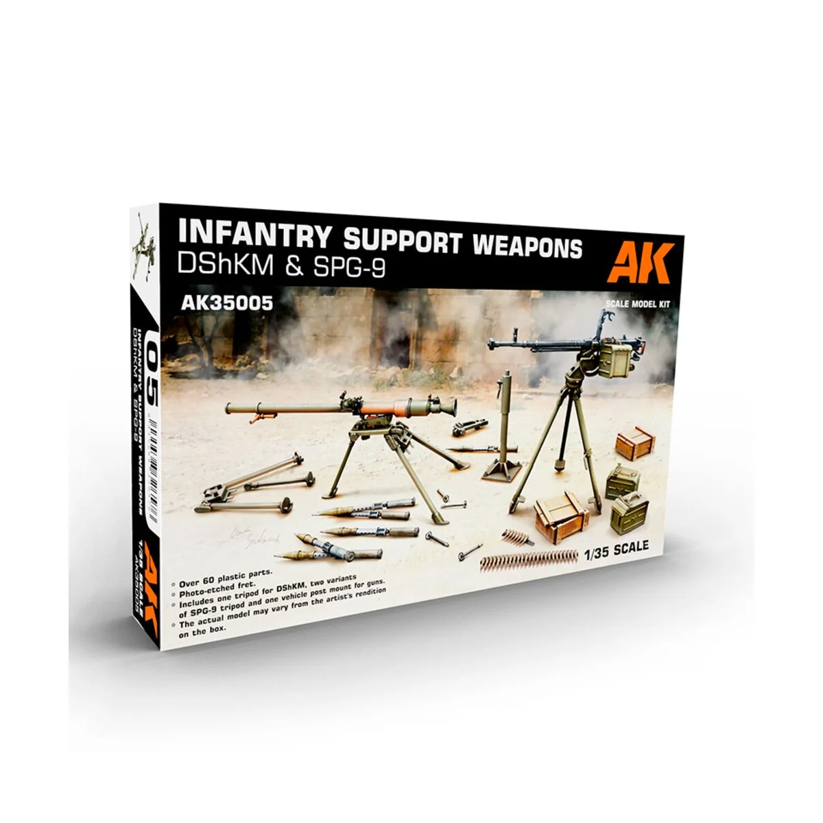 Infantry Support Weapon Set 1: DShKM & SPG-9, 1/35 - AK Interactive...