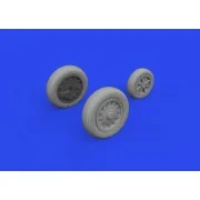 J-35 Draken wheels Type 2 1/48 HASEGAWA - Eduard Accessories 648968