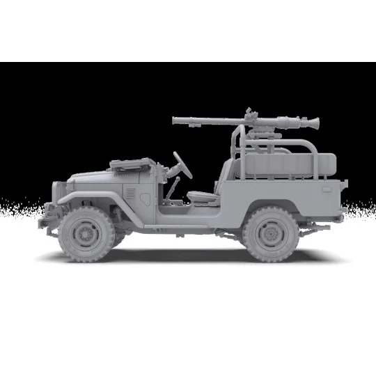 FJ43 Pickup with SPG-9. RECOILLESS GUN, 1/35 - AK Interactive AK35003