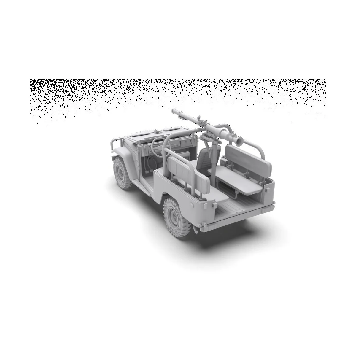 FJ43 Pickup with SPG-9. RECOILLESS GUN, 1/35 - AK Interactive AK35003