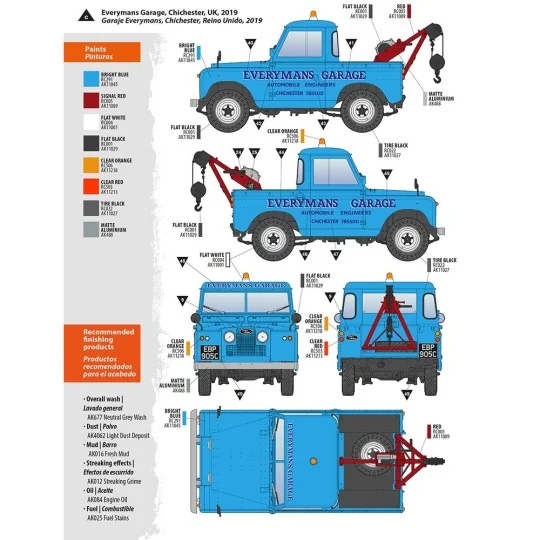 Land Rover 88 Series IIA -Crane / Tow Truck, 1/35 - AK Interactive ...