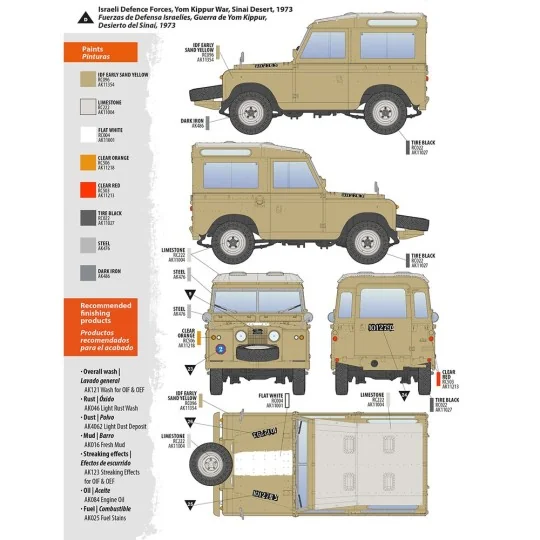 Land Rover 88 Series IIA -Station Wagon, 1/35 - AK Interactive AK35013
