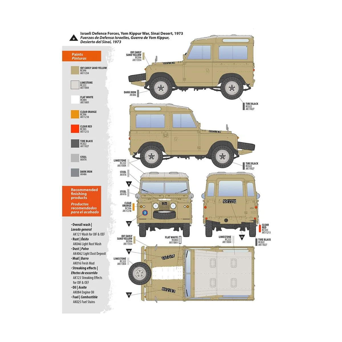 Land Rover 88 Series IIA -Station Wagon, 1/35 - AK Interactive AK35013