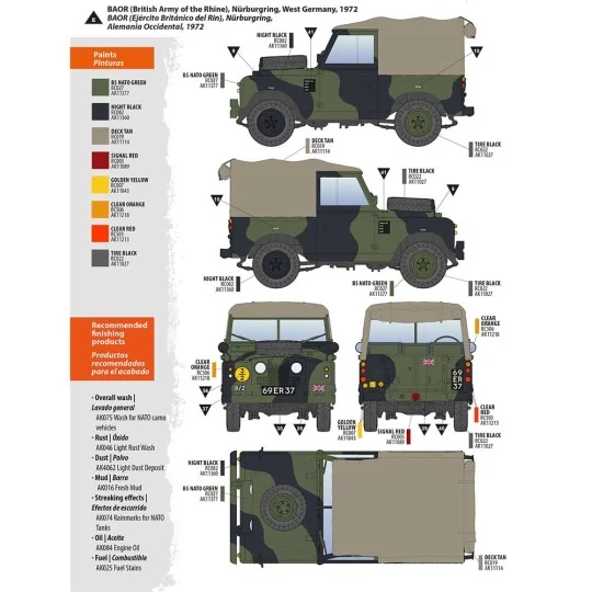Land Rover 88 Series IIA Rover 8, 1/35 - AK Interactive AK35012