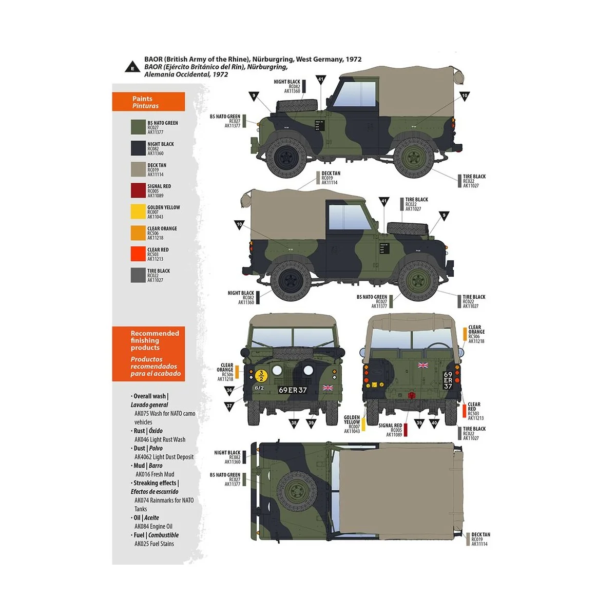 Land Rover 88 Series IIA Rover 8, 1/35 - AK Interactive AK35012