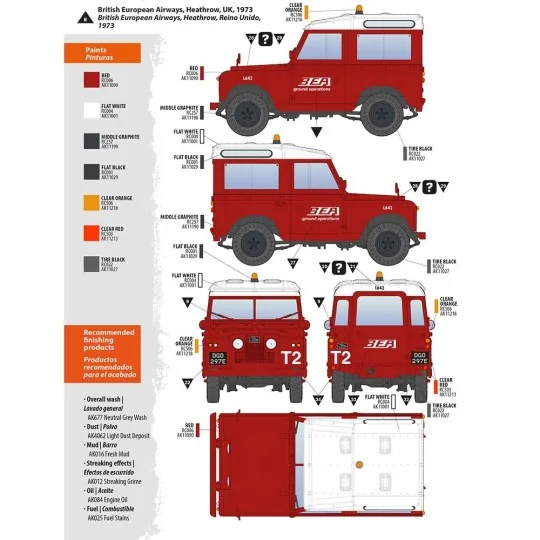 Land Rover 88 Series IIA -Station Wagon, 1/35 - AK Interactive AK35013