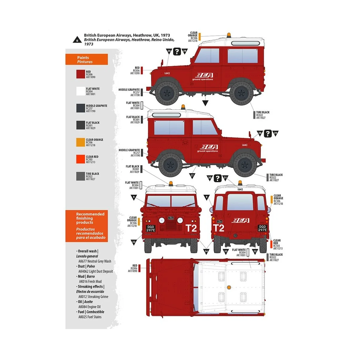 Land Rover 88 Series IIA -Station Wagon, 1/35 - AK Interactive AK35013