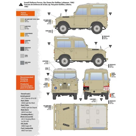 Land Rover 88 Series IIA -Station Wagon, 1/35 - AK Interactive AK35013