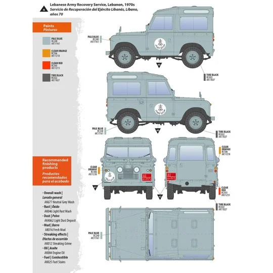 Land Rover 88 Series IIA -Station Wagon, 1/35 - AK Interactive AK35013