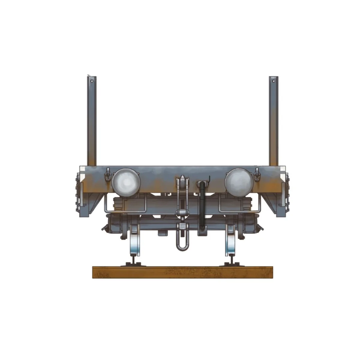 GERMAN RAILWAY SCHWERER PLATTFORMWAGEN TYME SSYS, 1/35 - AK Interac...