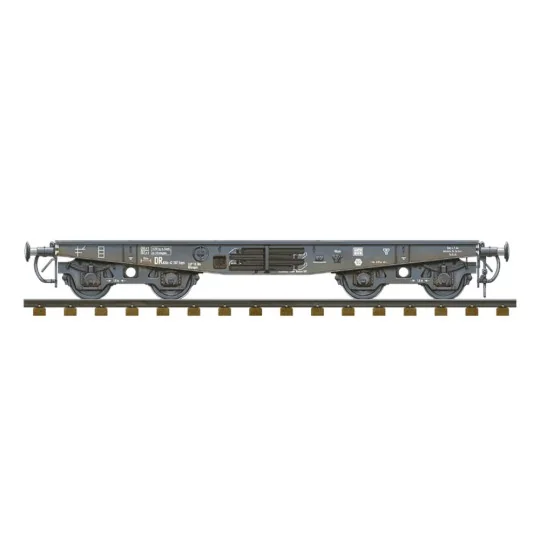 GERMAN RAILWAY SCHWERER PLATTFORMWAGEN TYME SSYS, 1/35 - AK Interac...