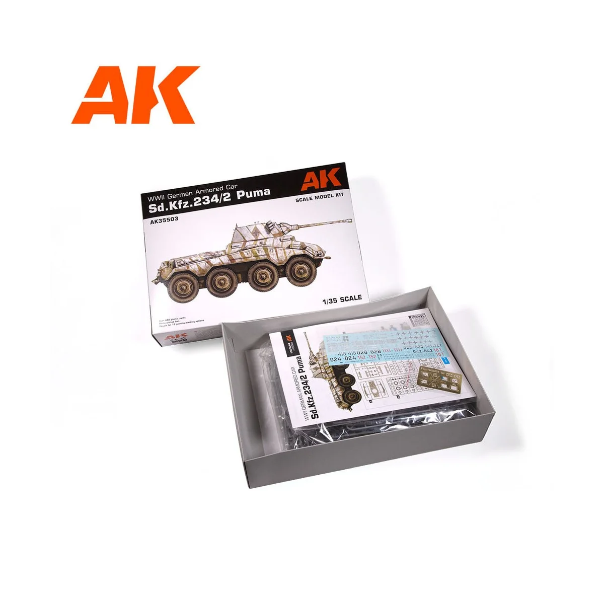 Sd.Kfz.234/2 Puma, 1/35 - AK Interactive AK35503