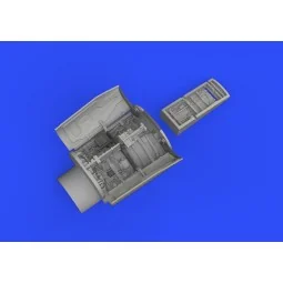 F-16C wheel bays early PRINT 1/48 KINETIC, 1/48 - Eduard Accessorie...