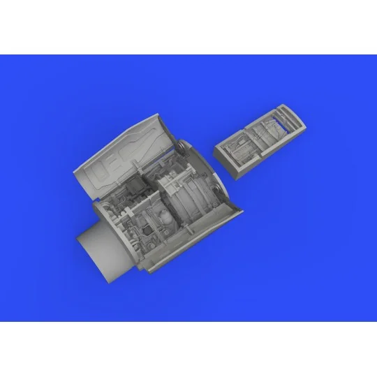 F-16C wheel bays early PRINT 1/48 KINETIC, 1/48 - Eduard Accessorie...