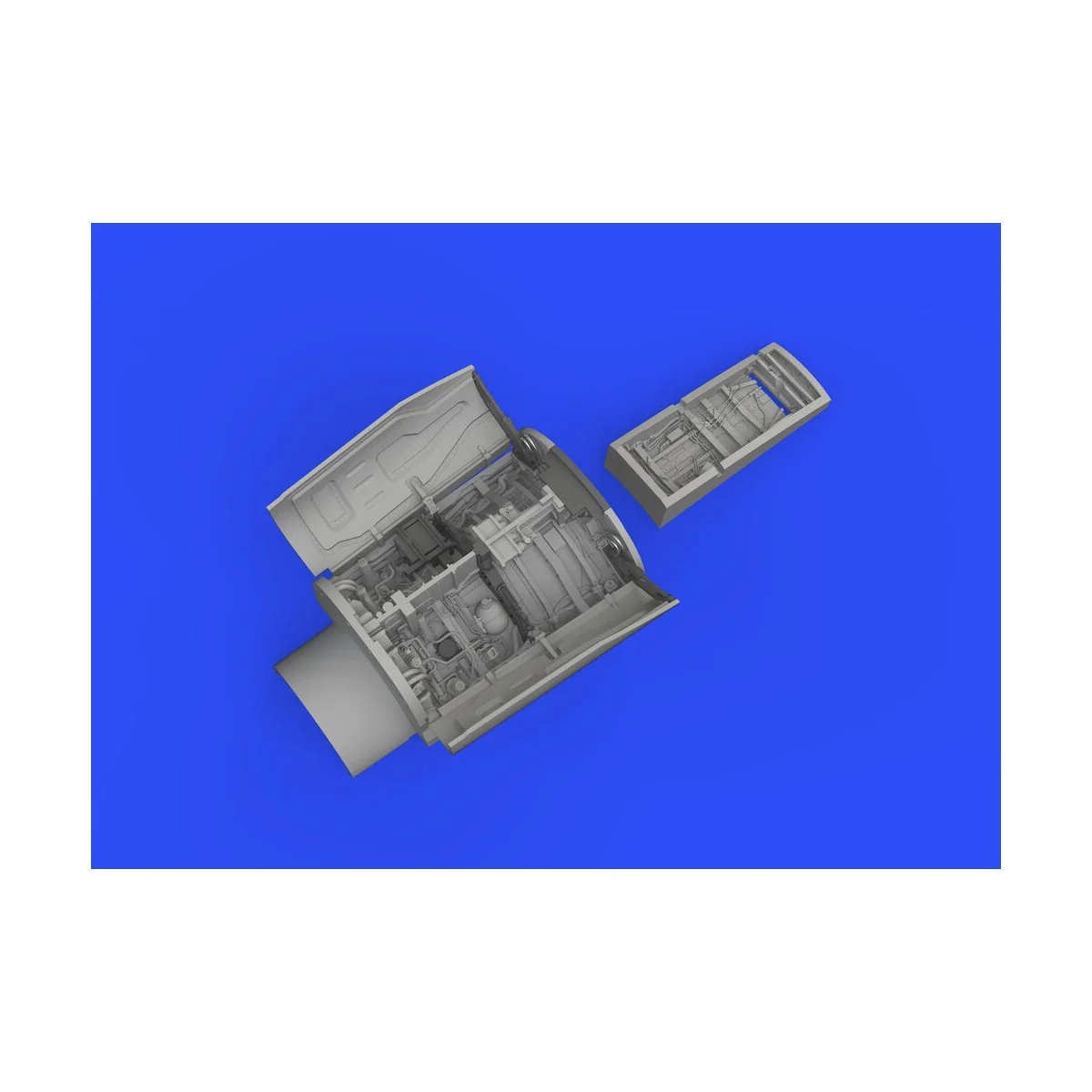 F-16C wheel bays early PRINT 1/48 KINETIC, 1/48 - Eduard Accessorie...