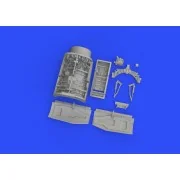 F-16C wheel bays early PRINT 1/48 KINETIC, 1/48 - Eduard Accessorie...