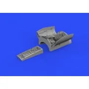 F-16C wheel bays early PRINT 1/48 KINETIC, 1/48 - Eduard Accessorie...