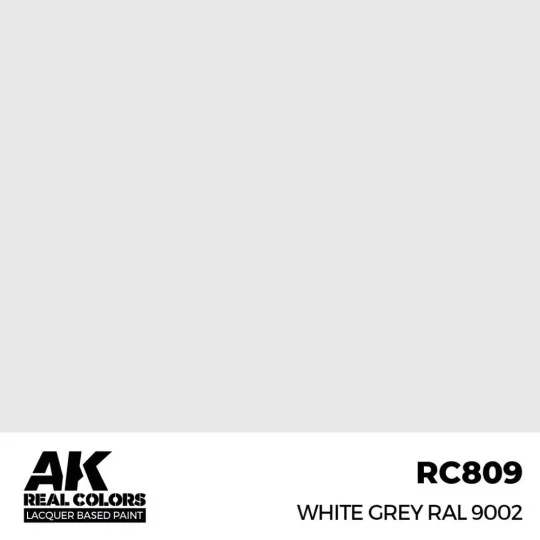 Real Colors: White Grey RAL 9002 17 ml. - AK Interactive RC809
