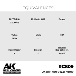 Real Colors: White Grey RAL 9002 17 ml. - AK Interactive RC809 2