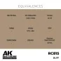Real Colors: Buff 17 ml. - AK Interactive RC815