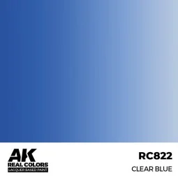Real Colors: Clear Blue 17 ml. - AK Interactive RC822