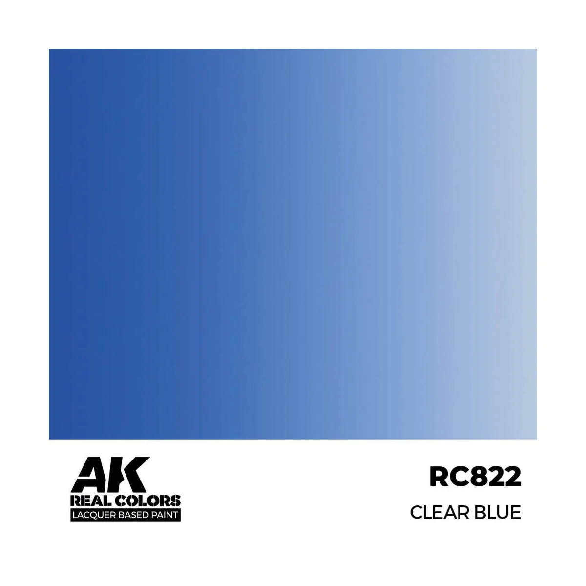 Real Colors: Clear Blue 17 ml. - AK Interactive RC822