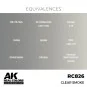 Real Colors: Clear Smoke 17 ml. - AK Interactive RC826