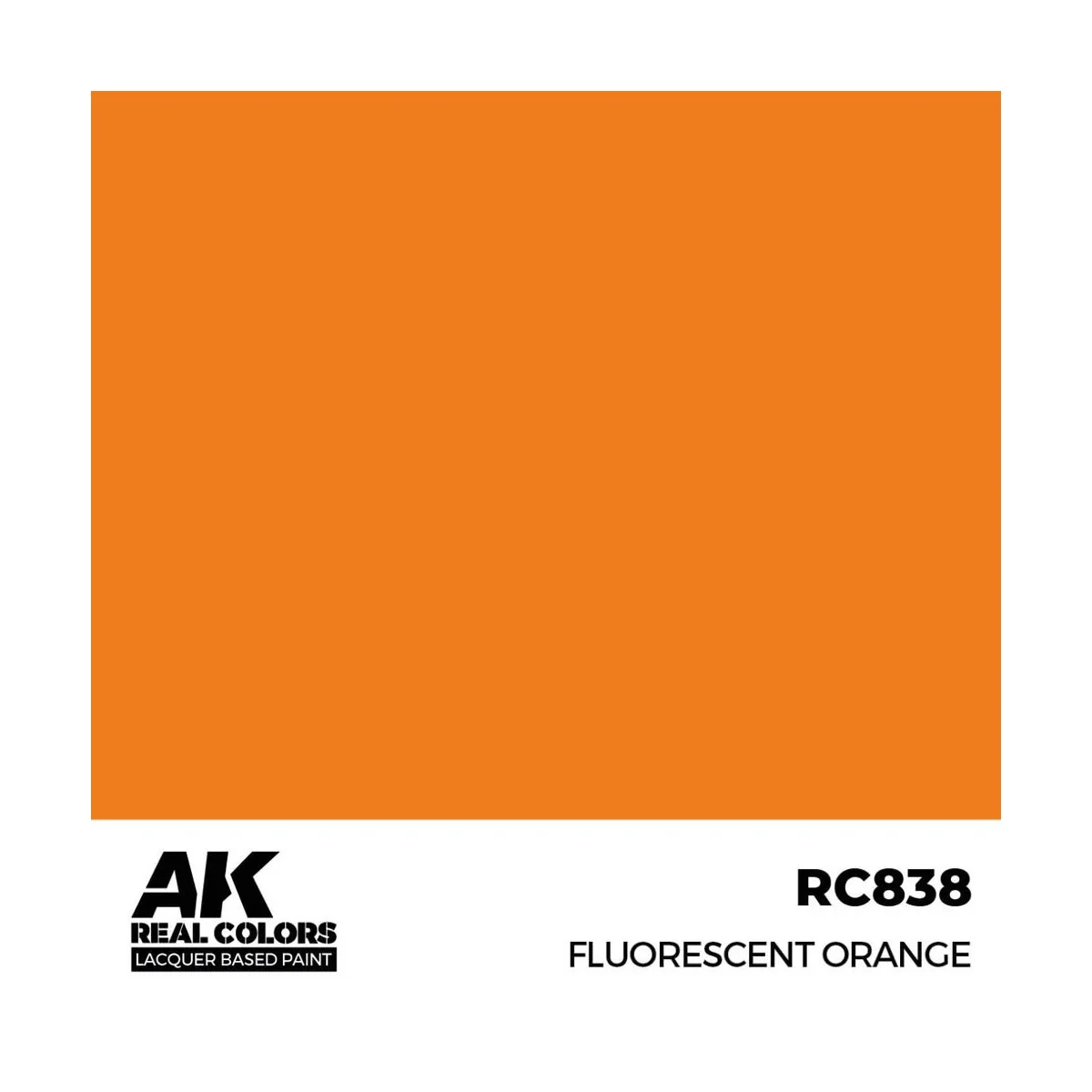 Real Colors: Fluorescent Orange 17 ml. - AK Interactive RC838