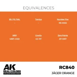 Real Colors: Jäger Orange 17 ml. - AK Interactive RC840 2