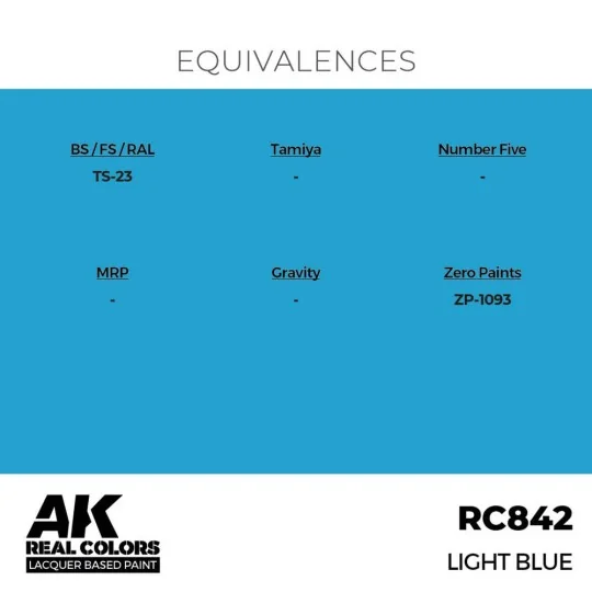 Real Colors: Light Blue 17 ml. - AK Interactive RC842