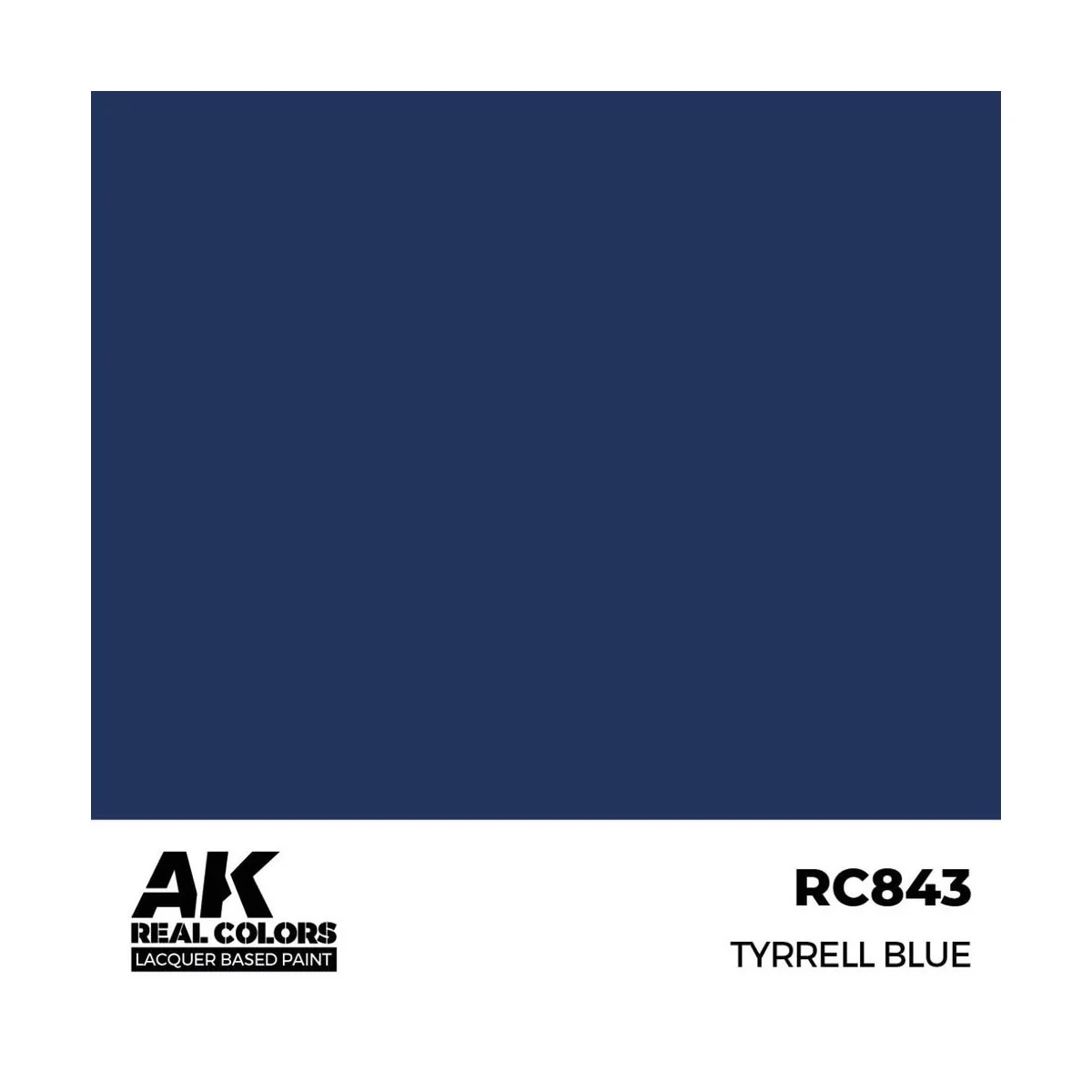 Real Colors: Tyrrell Blue 17 ml. - AK Interactive RC843