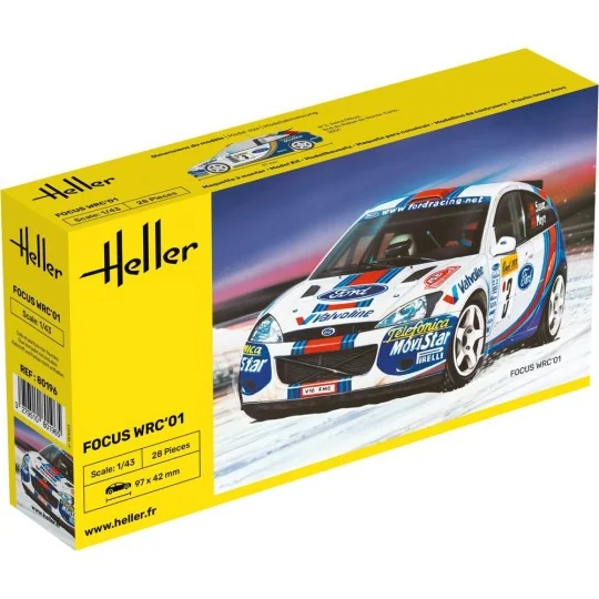 Focus WRC'01, 1/43 - Heller 80196 Focus WRC'01, 1/43 - Heller 80196