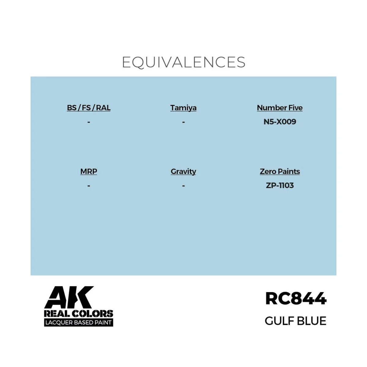 Real Colors: GULF Blue 17 ml. - AK Interactive RC844