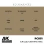 Real Colors: IDF Sand Grey 1970S-1980S 17 ml. - AK Interactive RC881