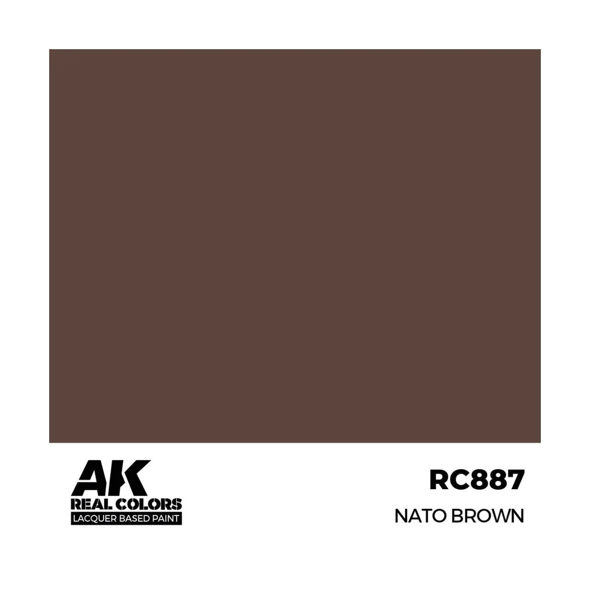 Real Colors: NATO Brown 17 ml. - AK Interactive RC887